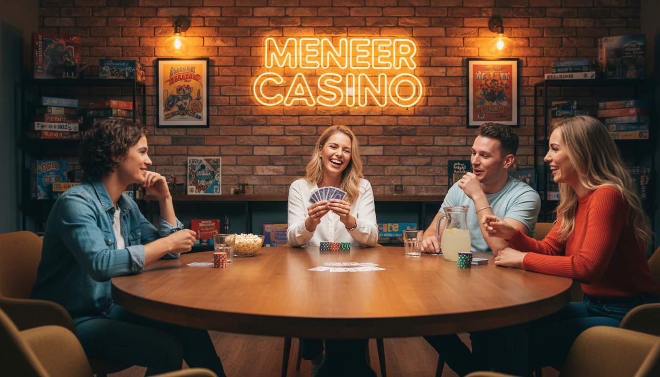 Players enjoying various games